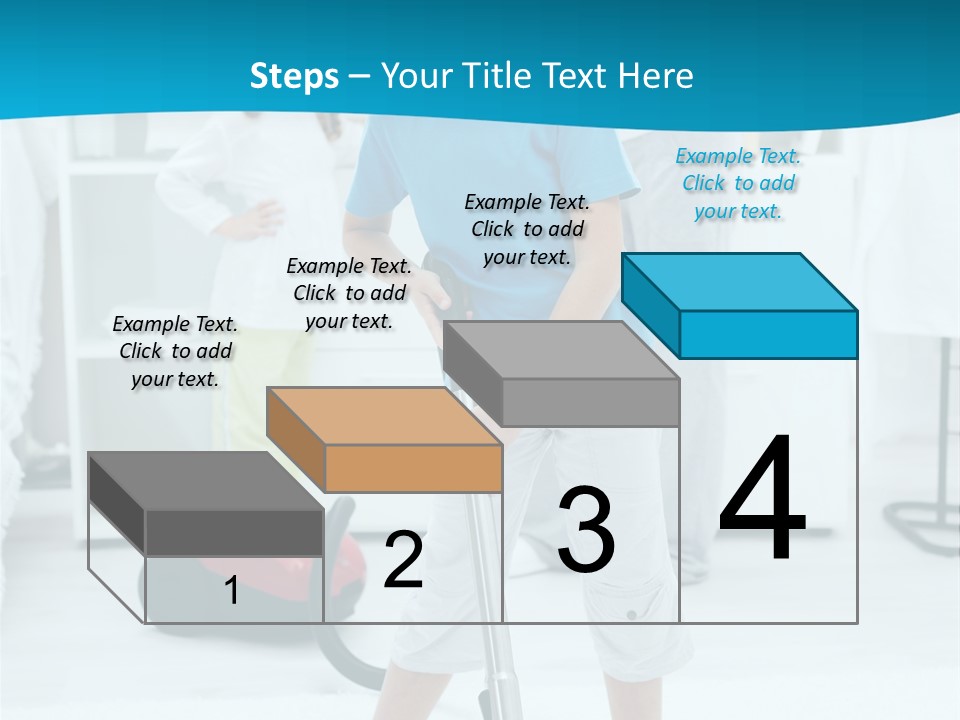 Home Cleaner Boy PowerPoint Template