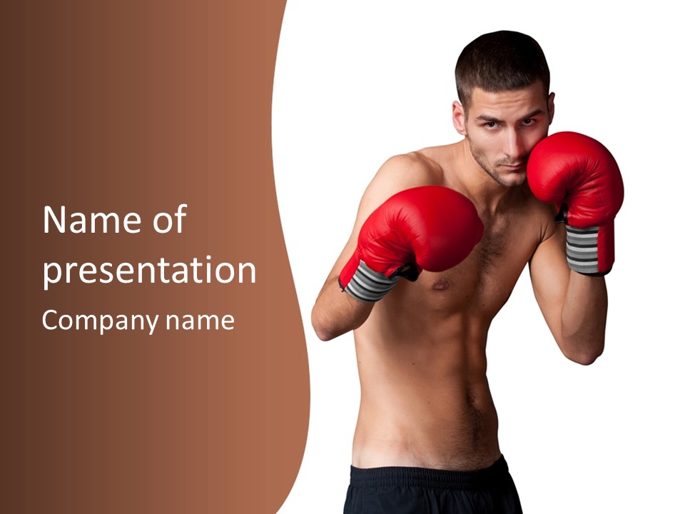 Glove Athletic Competitive PowerPoint Template