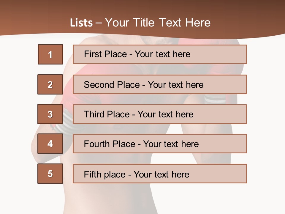 Glove Athletic Competitive PowerPoint Template