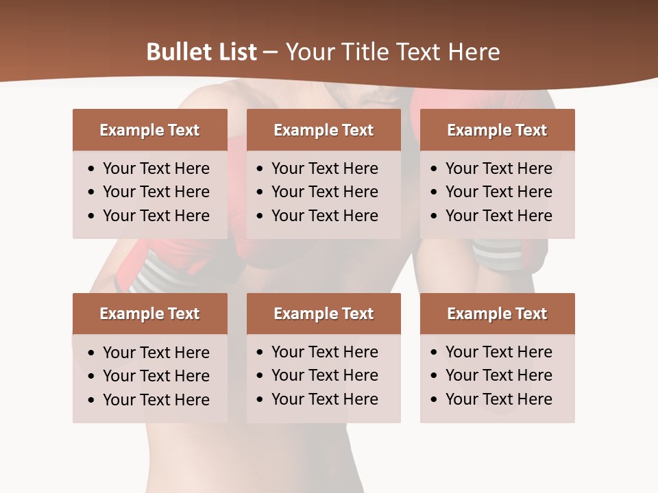 Glove Athletic Competitive PowerPoint Template