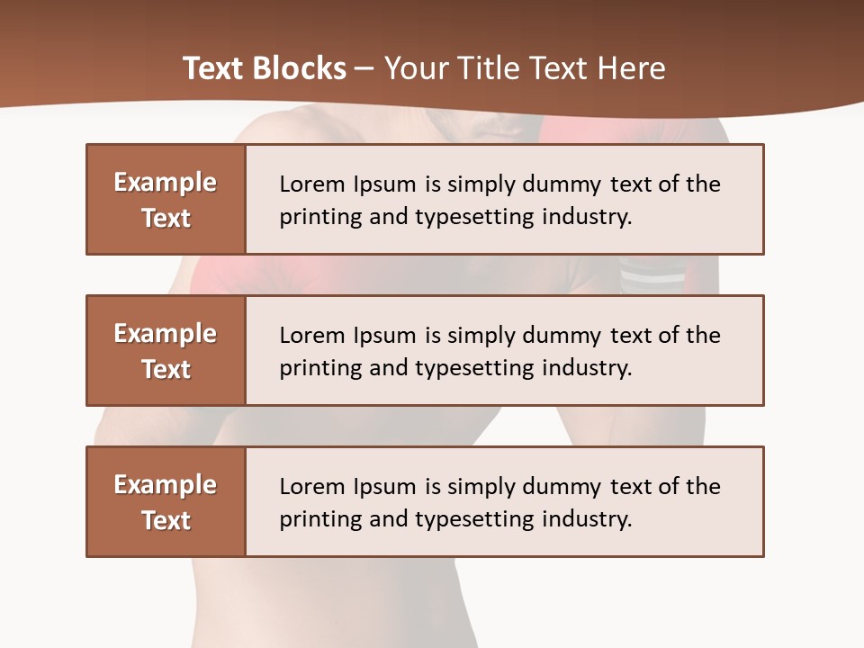 Glove Athletic Competitive PowerPoint Template