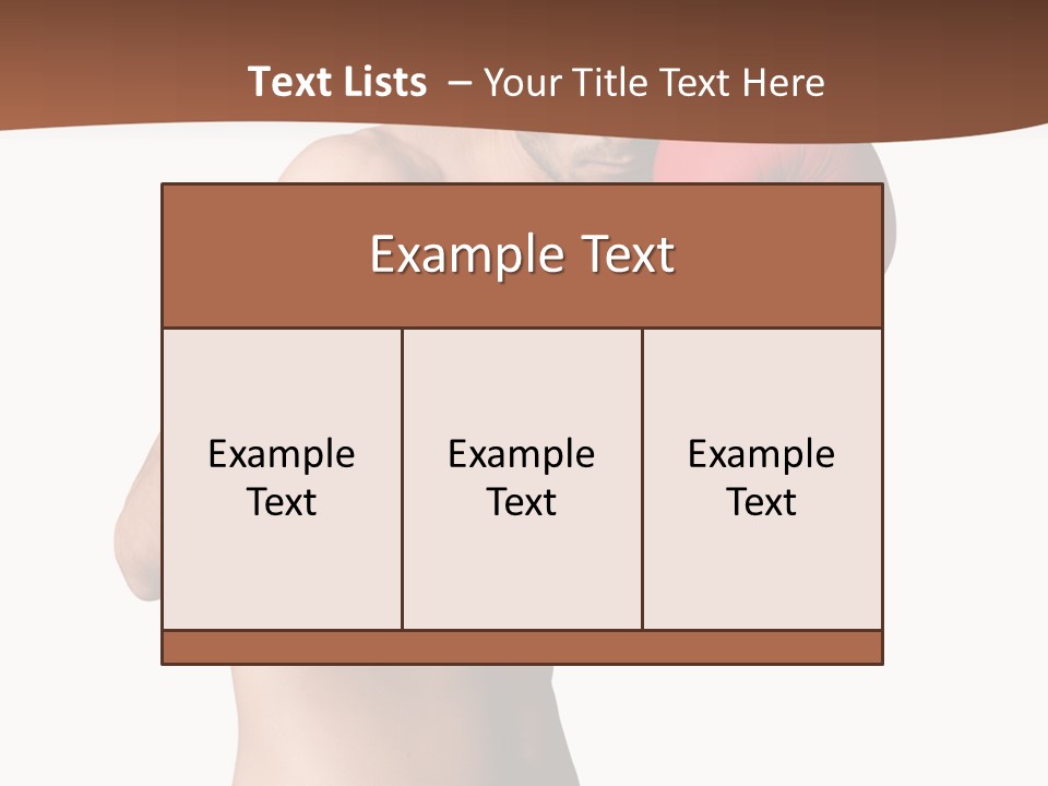 Glove Athletic Competitive PowerPoint Template