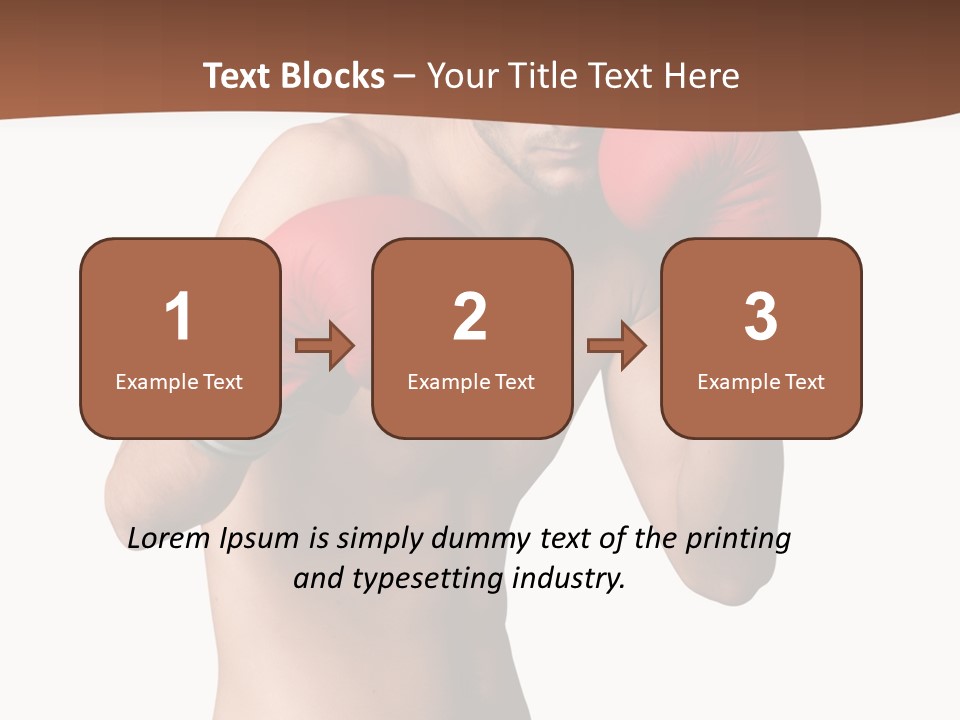 Glove Athletic Competitive PowerPoint Template