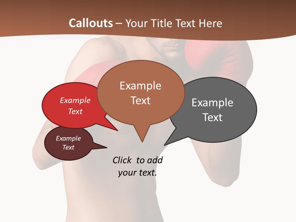 Glove Athletic Competitive PowerPoint Template
