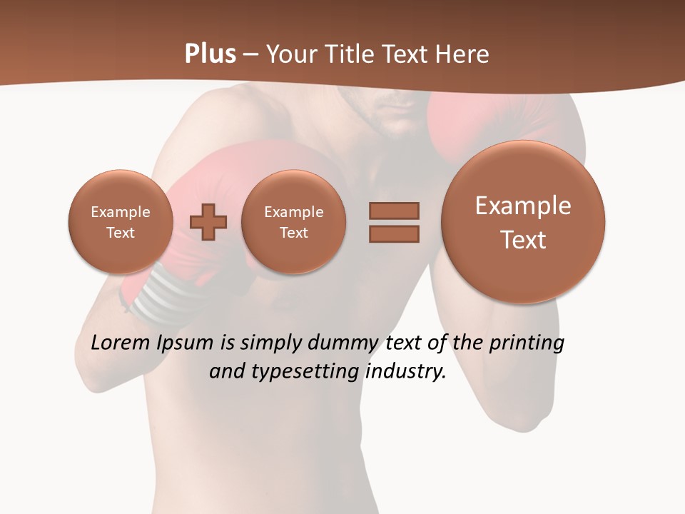 Glove Athletic Competitive PowerPoint Template