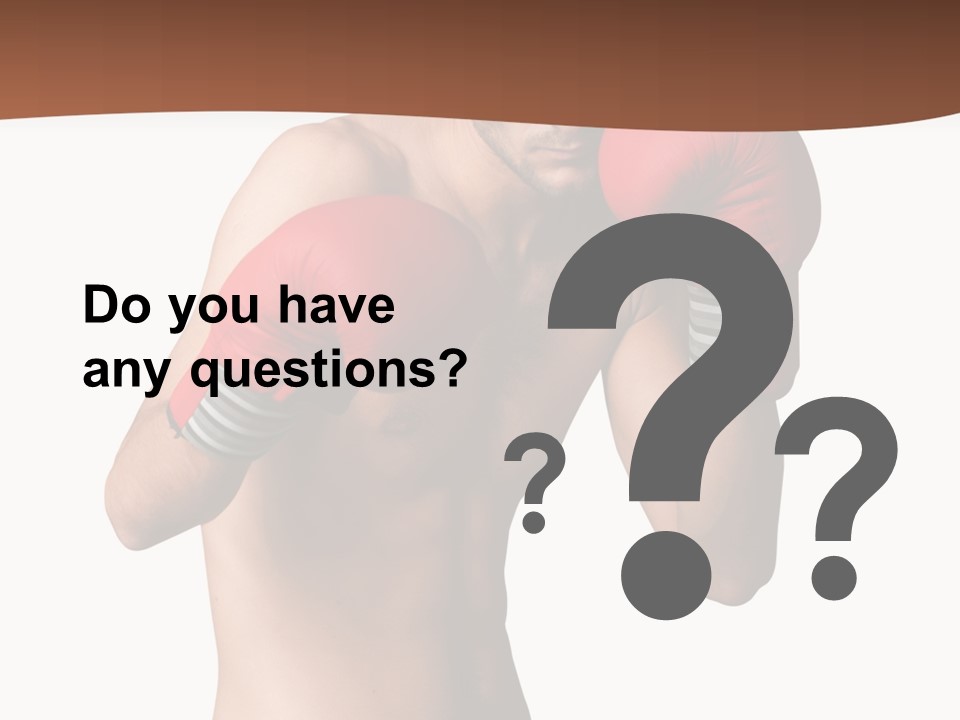 Glove Athletic Competitive PowerPoint Template