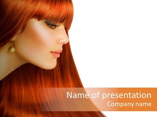 Coloring Haircare Smooth PowerPoint Template