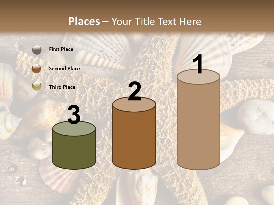Starfish Wooden Design PowerPoint Template
