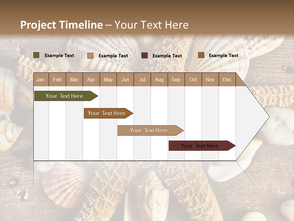 Starfish Wooden Design PowerPoint Template