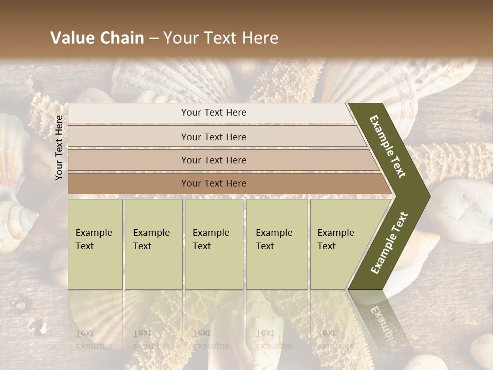Starfish Wooden Design PowerPoint Template