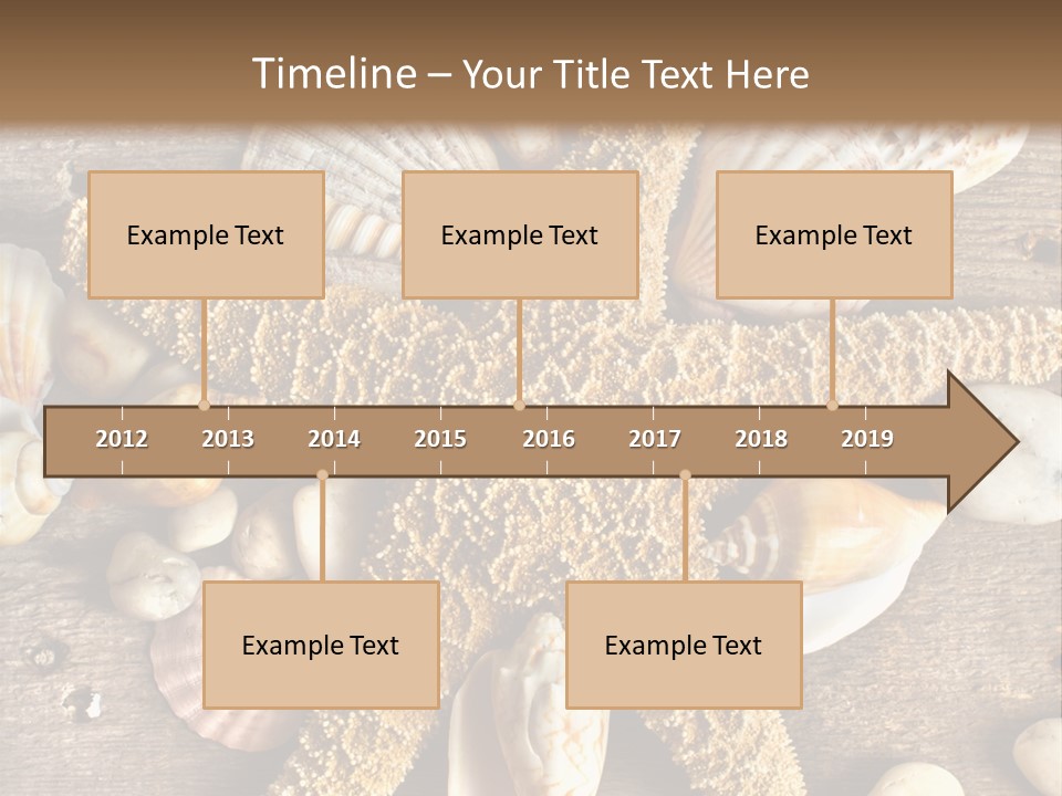 Starfish Wooden Design PowerPoint Template