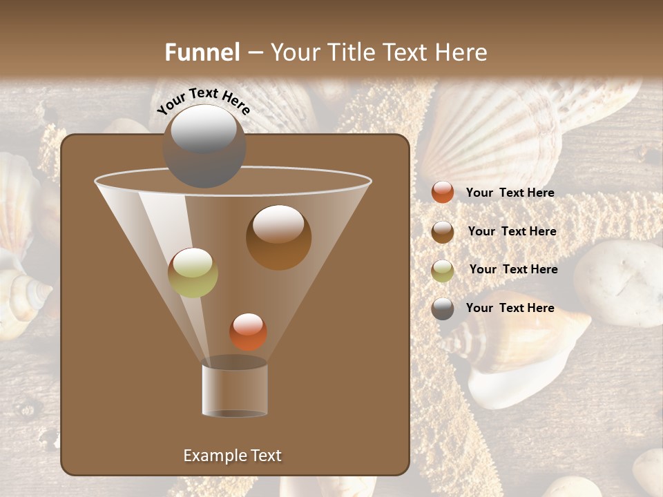 Starfish Wooden Design PowerPoint Template