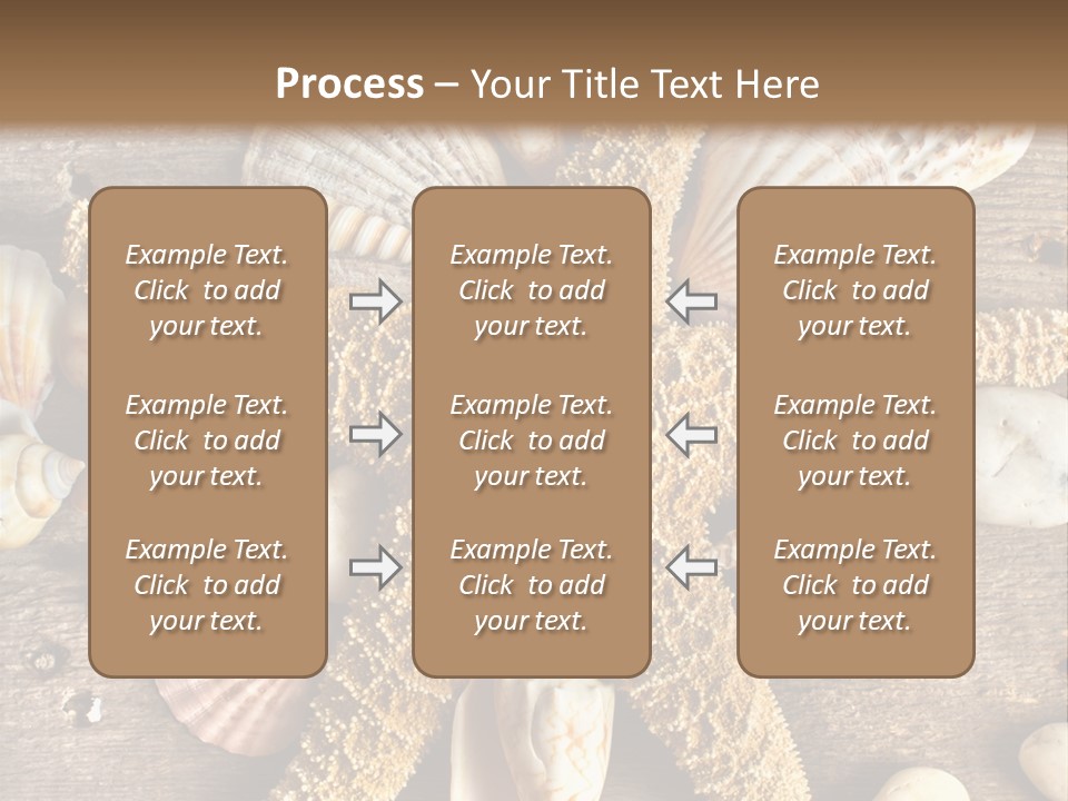 Starfish Wooden Design PowerPoint Template