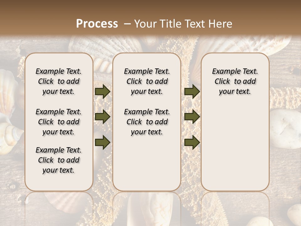 Starfish Wooden Design PowerPoint Template