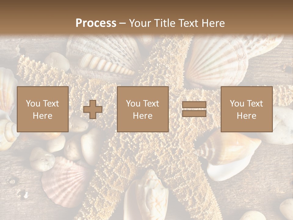 Starfish Wooden Design PowerPoint Template