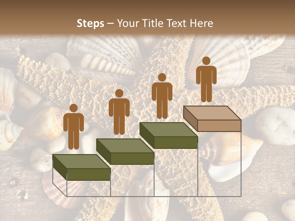 Starfish Wooden Design PowerPoint Template