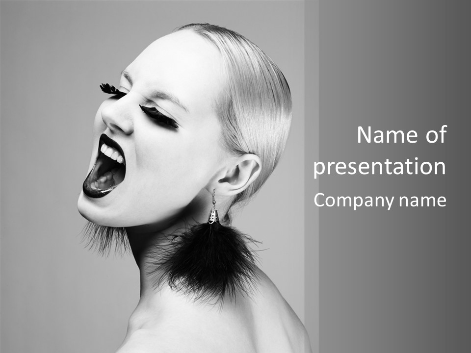 Seductress Clean Studio PowerPoint Template