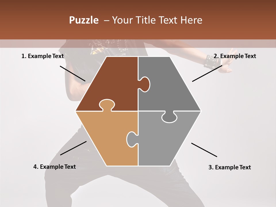 Flexibility Moving Pose PowerPoint Template