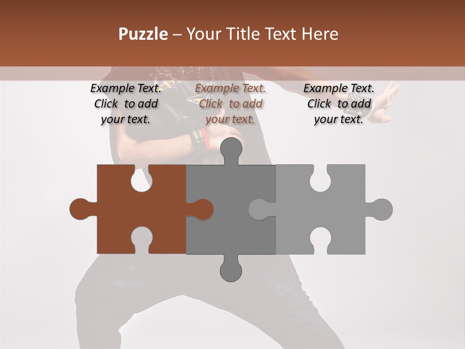 Flexibility Moving Pose PowerPoint Template