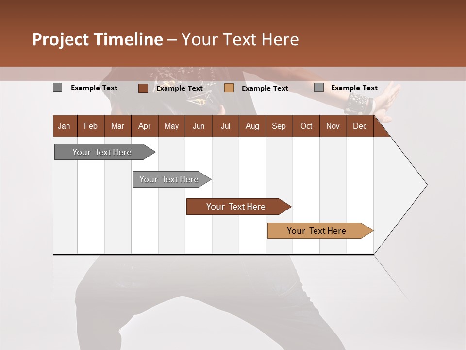 Flexibility Moving Pose PowerPoint Template