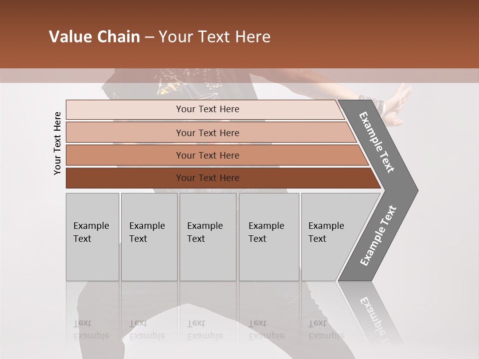 Flexibility Moving Pose PowerPoint Template