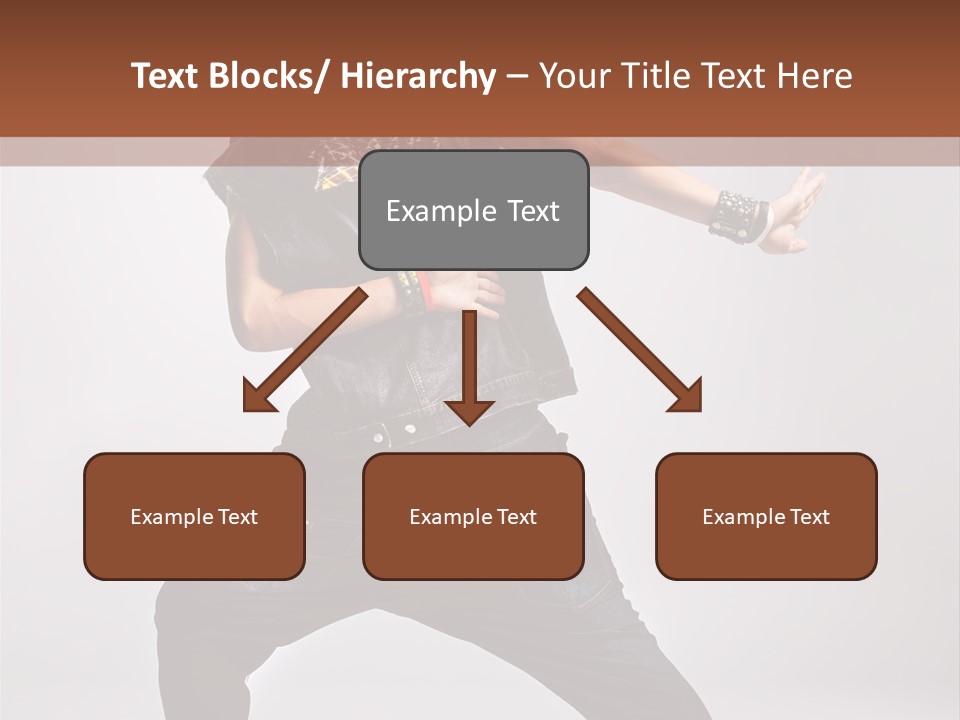 Flexibility Moving Pose PowerPoint Template