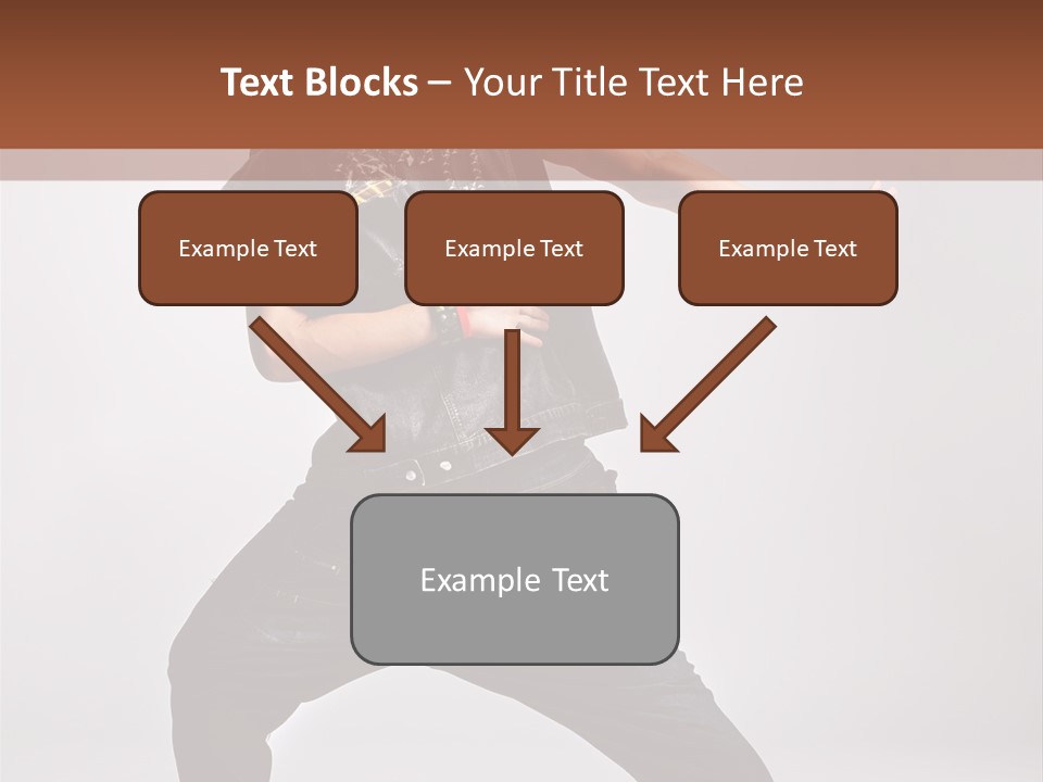 Flexibility Moving Pose PowerPoint Template