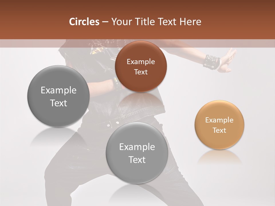 Flexibility Moving Pose PowerPoint Template