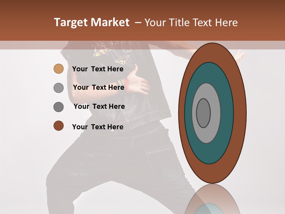 Flexibility Moving Pose PowerPoint Template