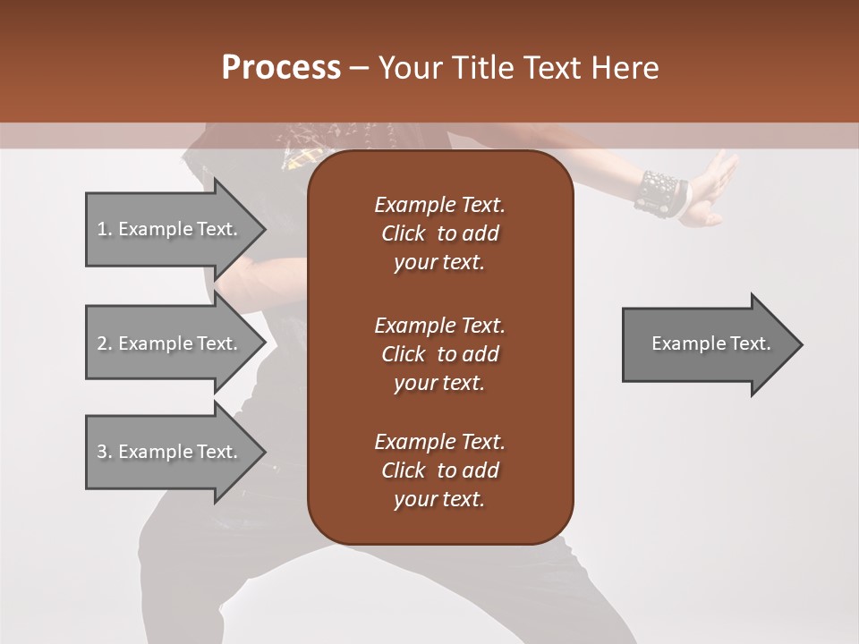 Flexibility Moving Pose PowerPoint Template