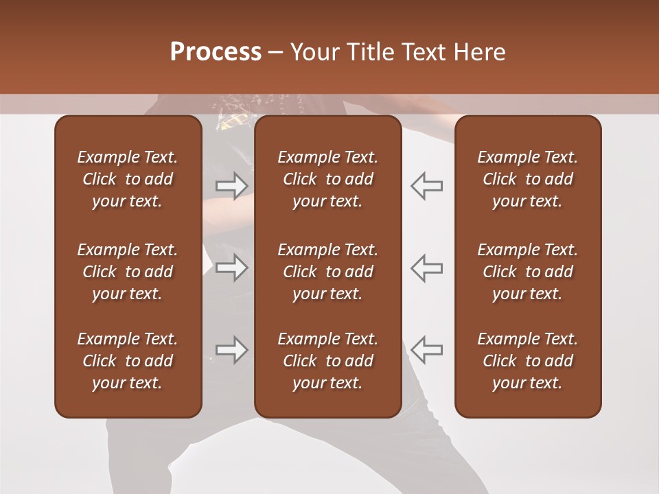 Flexibility Moving Pose PowerPoint Template