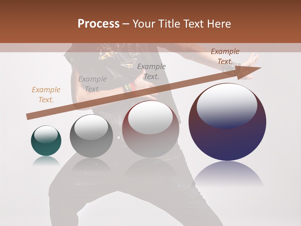 Flexibility Moving Pose PowerPoint Template