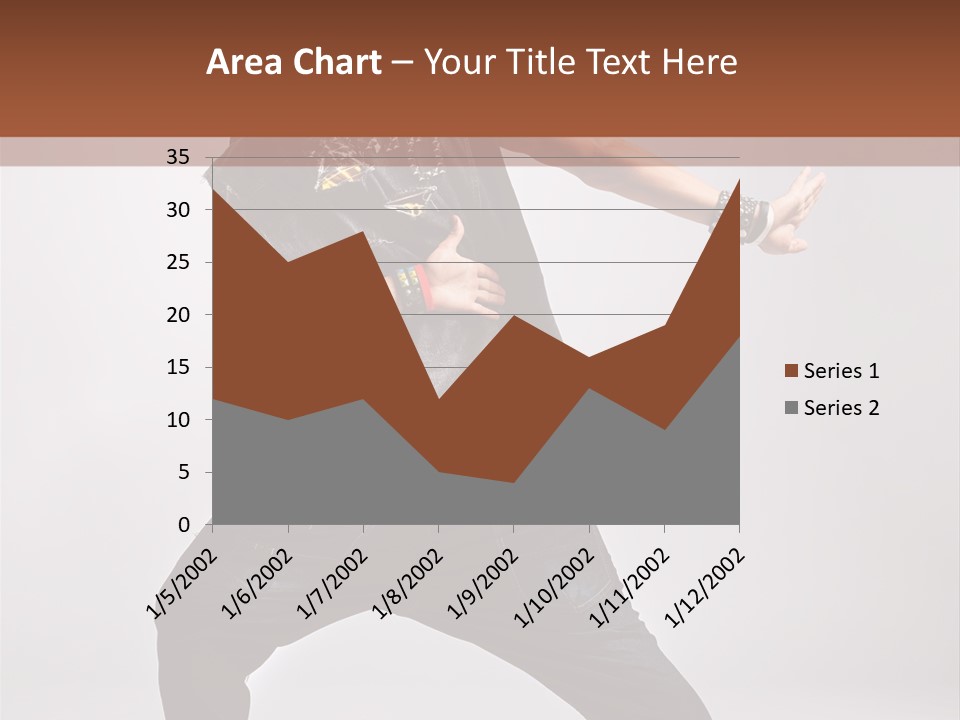 Flexibility Moving Pose PowerPoint Template