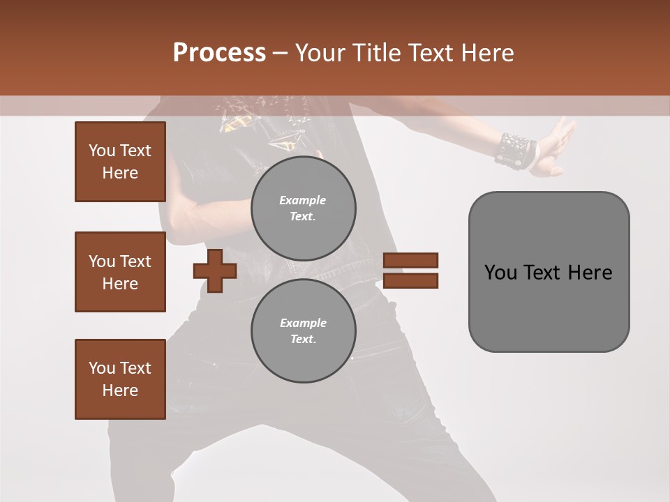 Flexibility Moving Pose PowerPoint Template