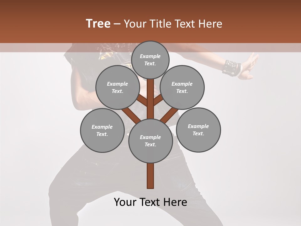 Flexibility Moving Pose PowerPoint Template