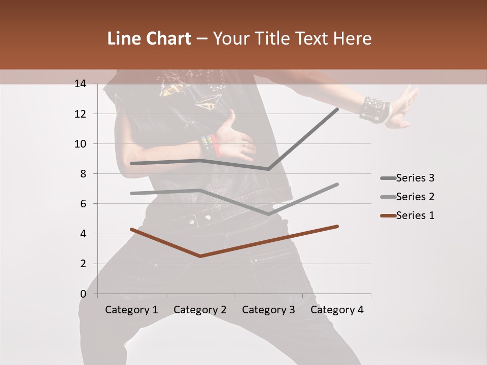 Flexibility Moving Pose PowerPoint Template