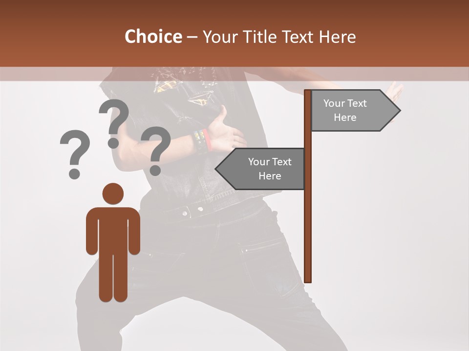Flexibility Moving Pose PowerPoint Template
