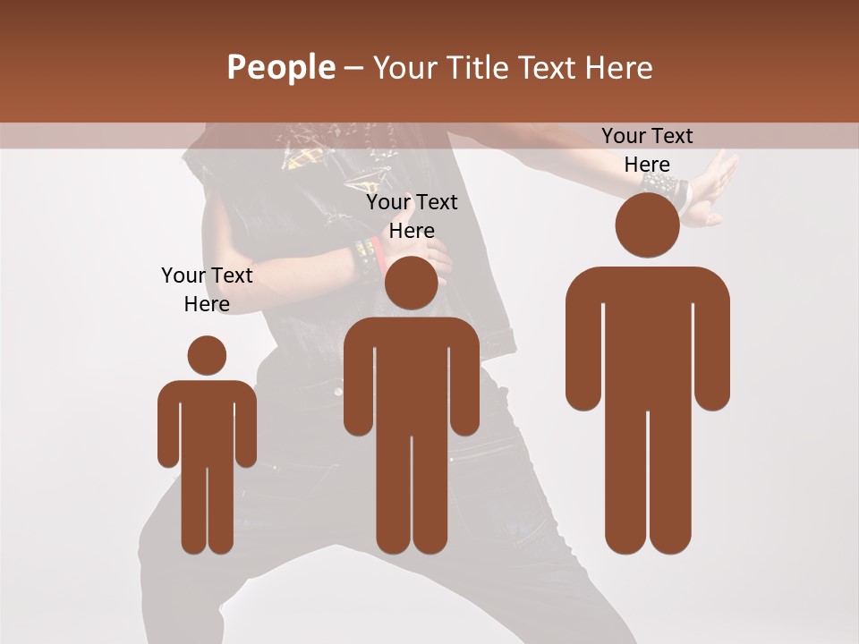 Flexibility Moving Pose PowerPoint Template