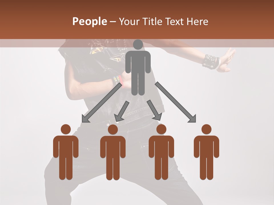 Flexibility Moving Pose PowerPoint Template