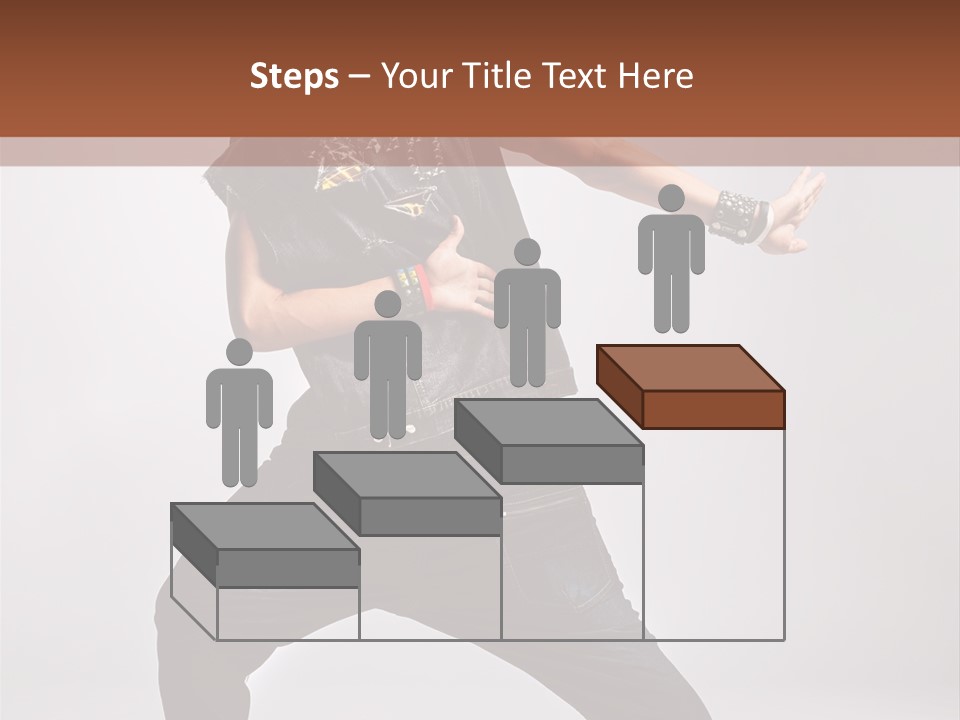 Flexibility Moving Pose PowerPoint Template