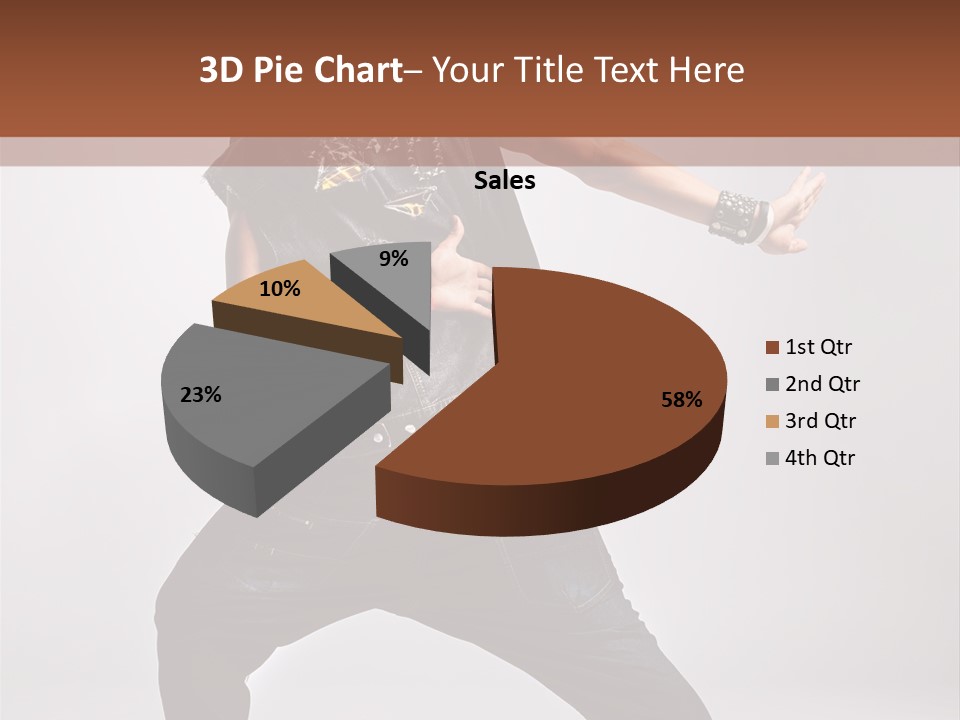 Flexibility Moving Pose PowerPoint Template