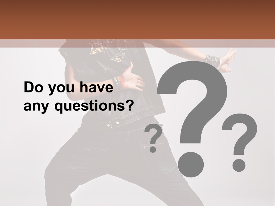 Flexibility Moving Pose PowerPoint Template