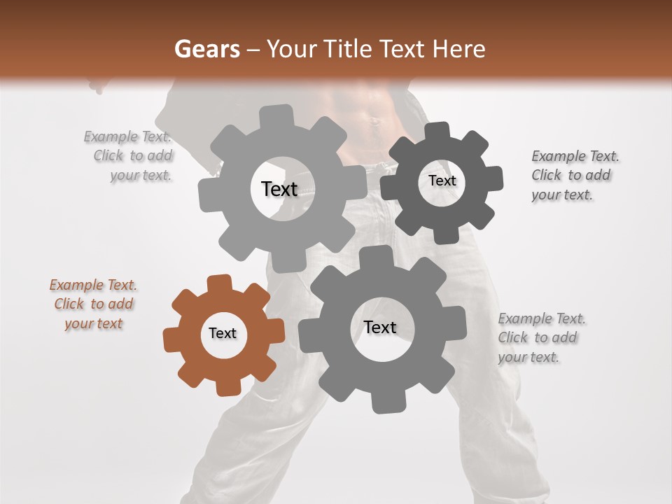 Human Fitness Flexibility PowerPoint Template