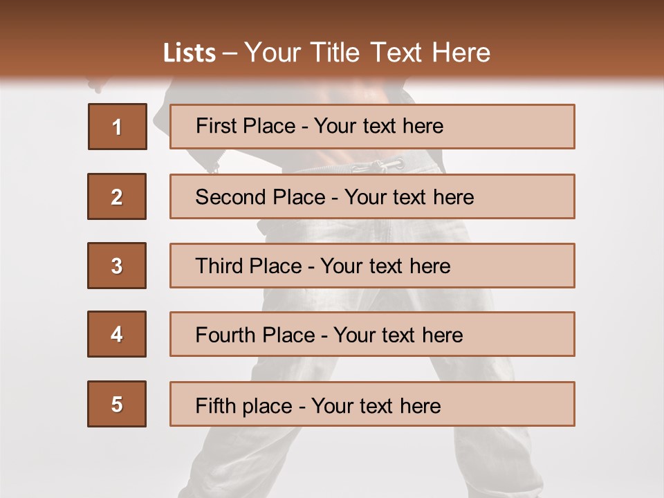 Human Fitness Flexibility PowerPoint Template