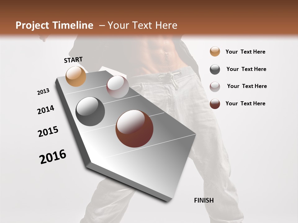 Human Fitness Flexibility PowerPoint Template