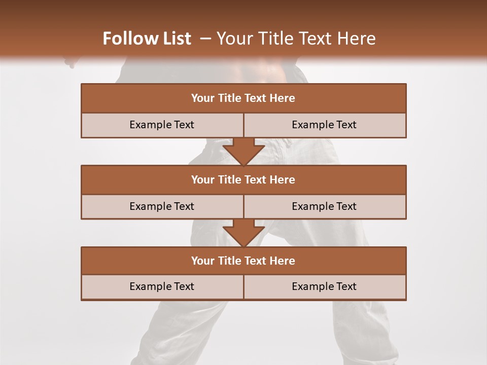 Human Fitness Flexibility PowerPoint Template