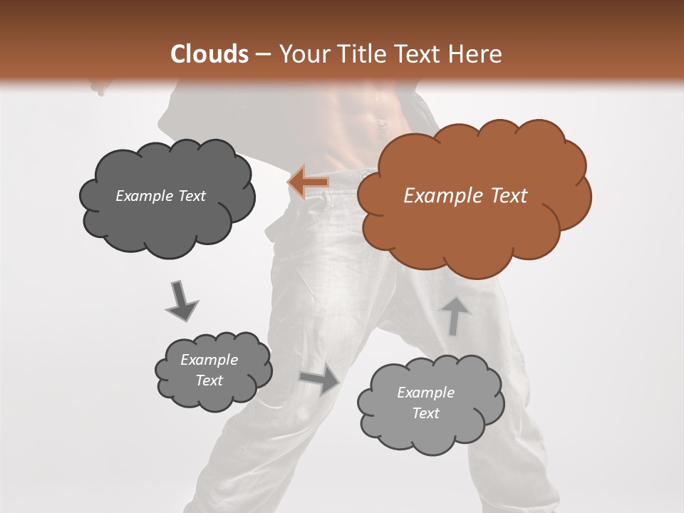 Human Fitness Flexibility PowerPoint Template