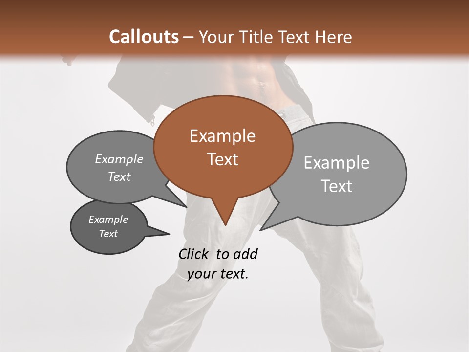 Human Fitness Flexibility PowerPoint Template