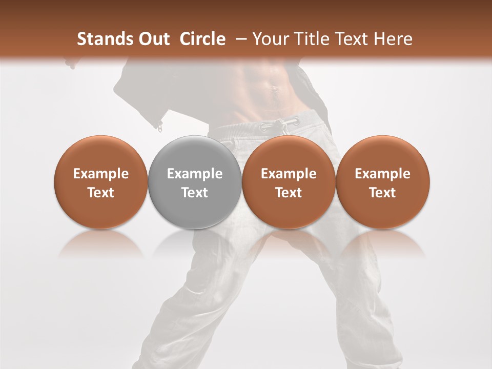 Human Fitness Flexibility PowerPoint Template