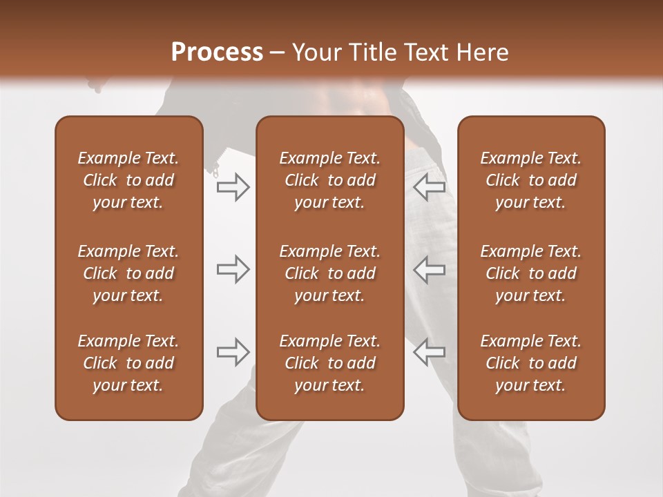 Human Fitness Flexibility PowerPoint Template